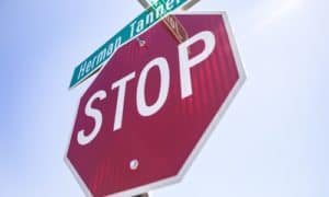 stop sign - warning sign